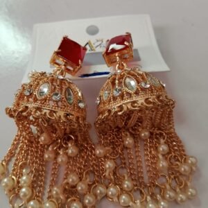 Red Color Fancy Jhumkay