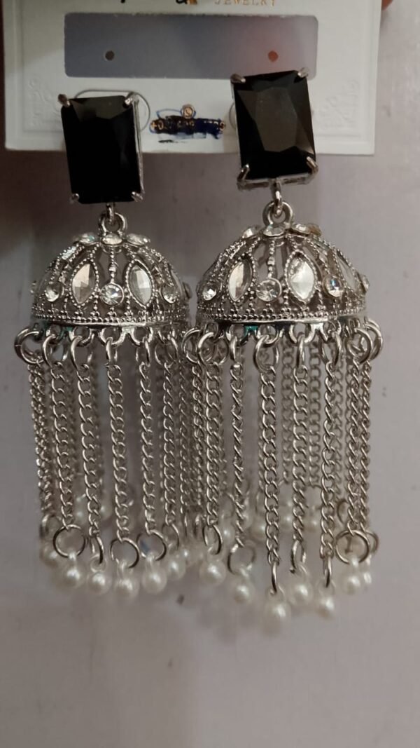 Black Fancy Jhumkay